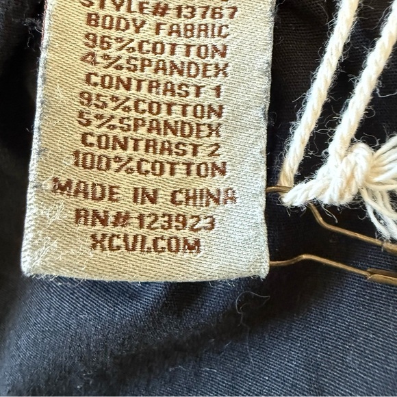 XCVI Sophia Poplin Stretch Jacket Size Small NWT Zip Up Cotton Blend 3/4 Sleeve - Picture 6 of 6